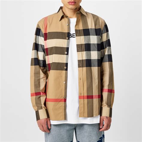 burberry long sleeve mens